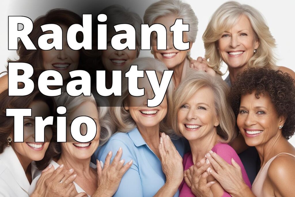 An image of a diverse group of happy and healthy women over 50